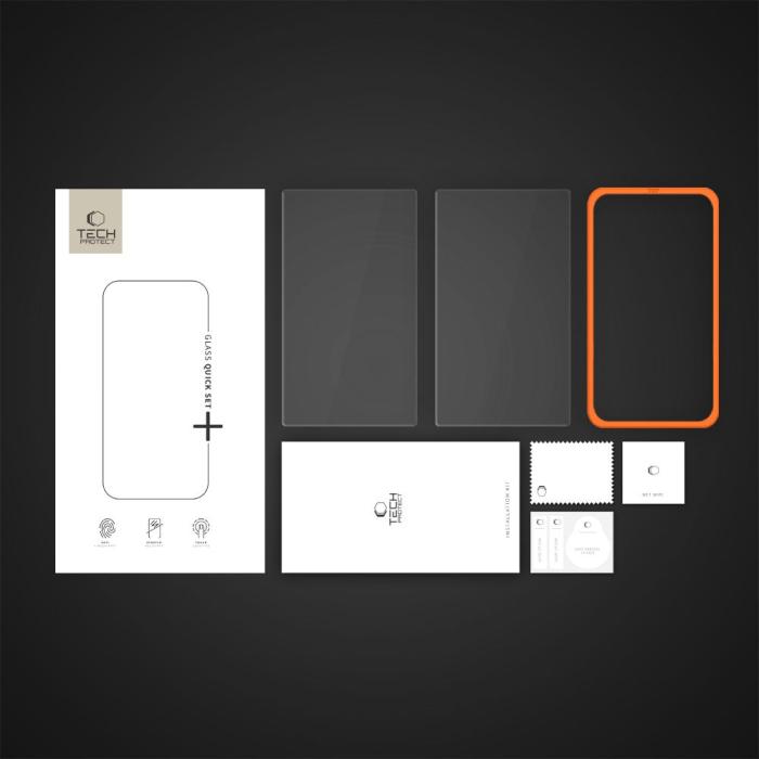 Bild 5, Tech-Protect Nintendo Switch 2 2-PACK Skärmskydd EasySet+ Härdat Glas