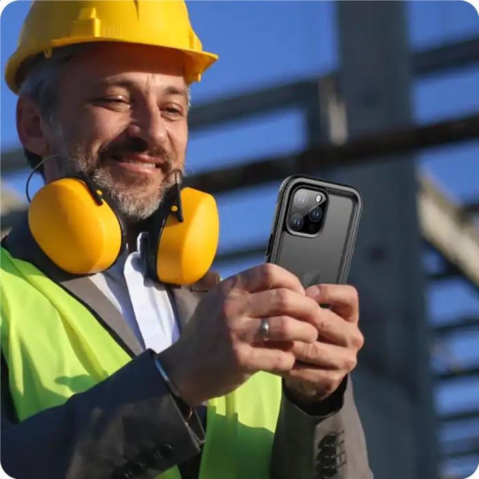 Bild 5, Tech-Protect iPhone 15 Skal 360 IP68 Shellbox Svart