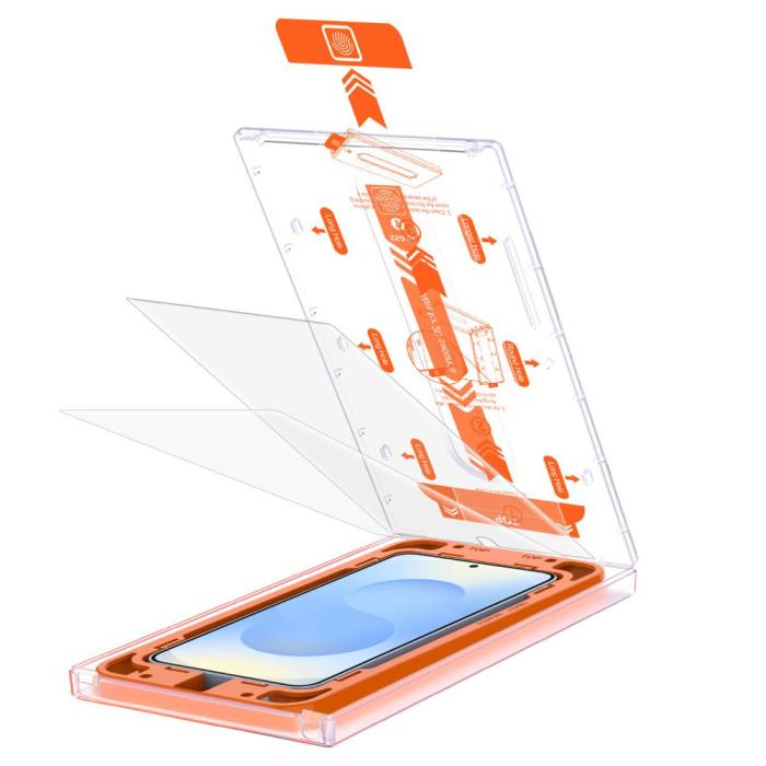 Bild 2, Tech-Protect Galaxy S25 2-PACK Skärmskydd QuickSet+ Härdat Glas