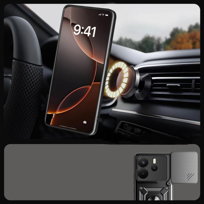 Bild 4, Tech-Protect Xiaomi Redmi Note 14 4G Skal CamShield Pro Svart