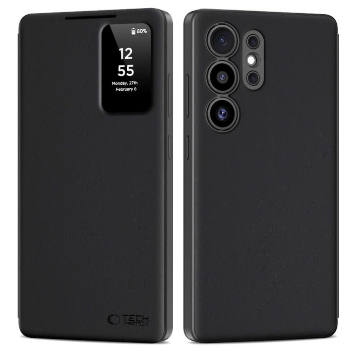 Bild 1, Tech-Protect Samsung Galaxy S25 Ultra Fodral Smart Wallet Svart