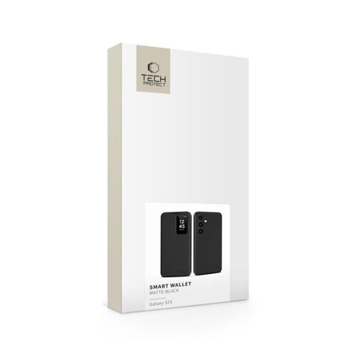 Bild 4, Tech-Protect Samsung Galaxy S25 Fodral Smart Wallet Svart