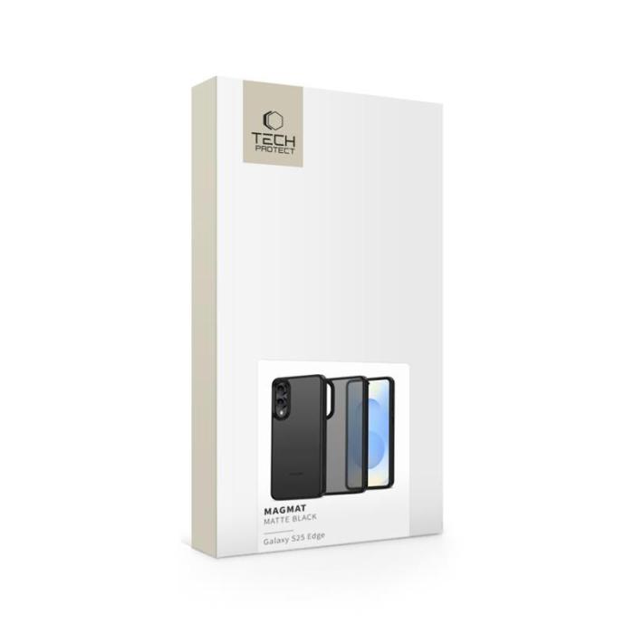 Bild 5, Tech-Protect Galaxy S25 Edge Skal MagMat Matt Svart