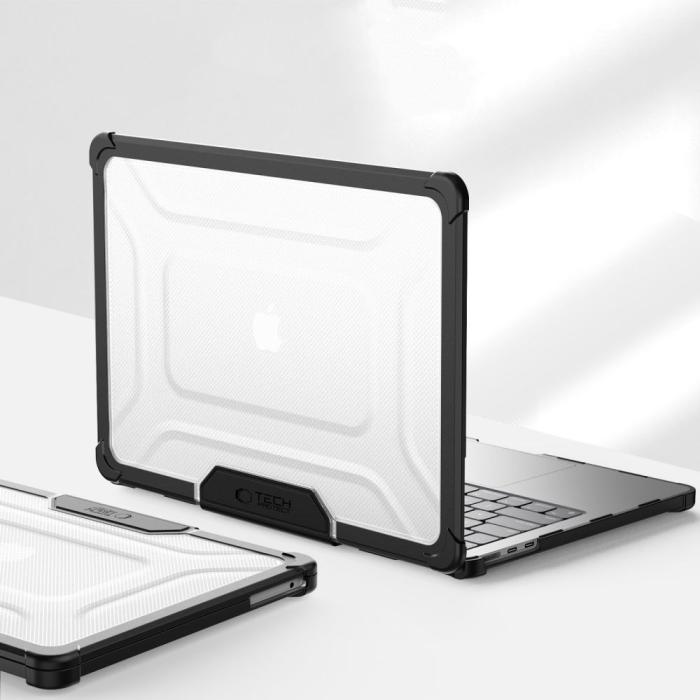 Bild 5, Tech-Protect MacBook Air 13 2025-2023 Skal SmartShell Black/Clear
