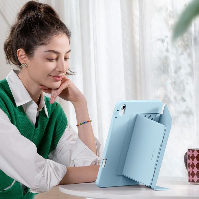 Bild 5, ESR iPad Air 10.9 2022-2020/11 2025-2020 Fodral Flip Hybrid Sky Blue