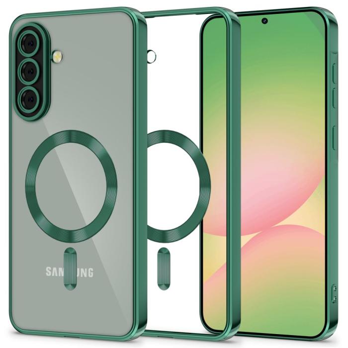 Bild 1, Tech-Protect Galaxy A56 5G Skal MagSafe MagFlex Jungle Green