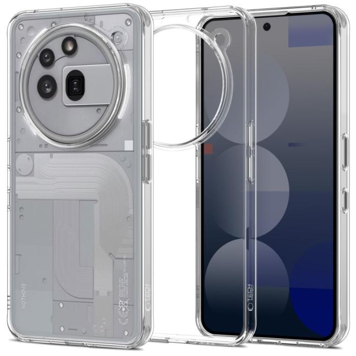 Bild 1, Tech-Protect Nothing Phone 3a Pro Skal FlexAir Hybrid Transparent