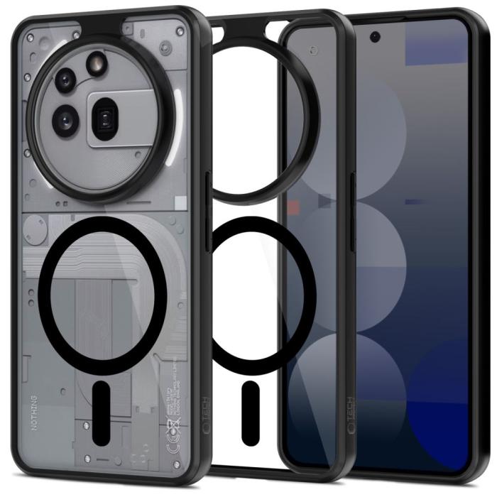 Bild 1, Tech-Protect Nothing Phone 3a Pro Skal MagSafe MagMat Svart