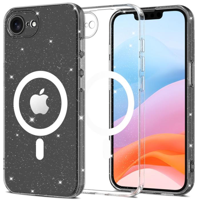 Bild 1, Tech-Protect iPhone 16e Skal MagSafe FlexAir Glitter