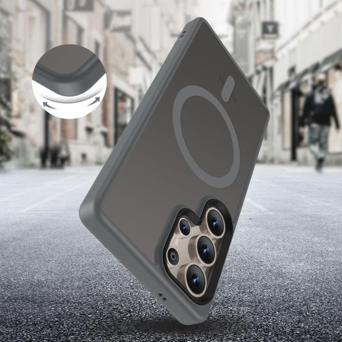 Bild 2, Tech-Protect Galaxy S25 Ultra Skal MagSafe MagMat Matt Titanium