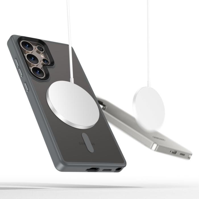Bild 3, Tech-Protect Galaxy S25 Ultra Skal MagSafe MagMat Matt Titanium