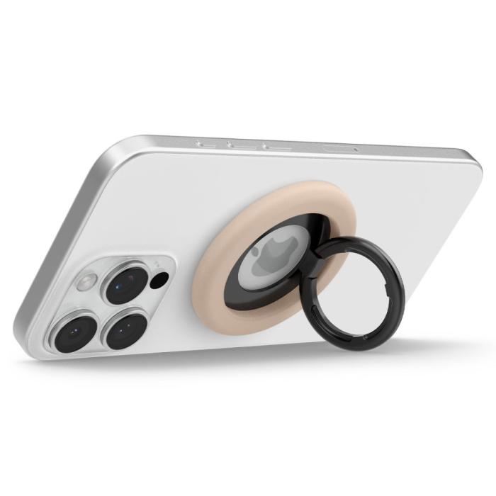 Bild 6, Spigen Magnetisk MagSafe Ringhållare Nano Pop Coconut Beige