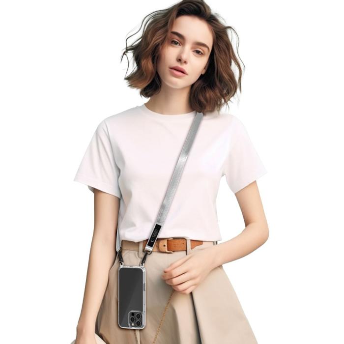 Bild 5, Tech-Protect Mobilhållare Cross Body Crayon Grey
