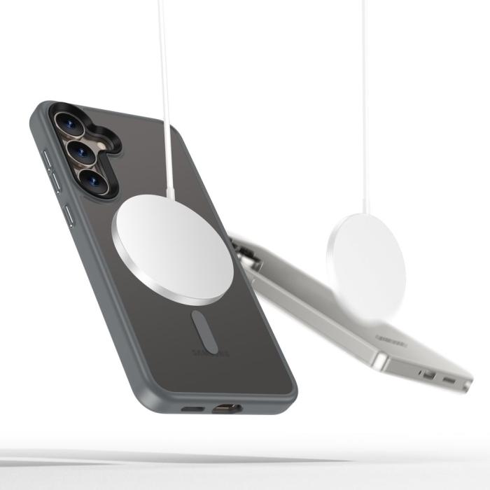 Bild 3, Tech-Protect Galaxy S25 Skal MagSafe MagMat Matt Titanium