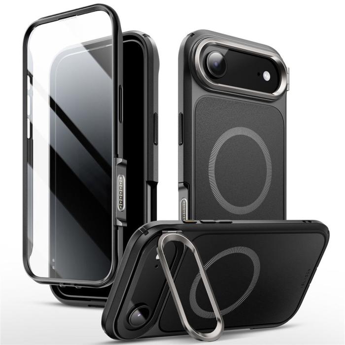 Bild 2, Supcase iPhone Air Skal MagSafe Iblsn Ares Flip Svart