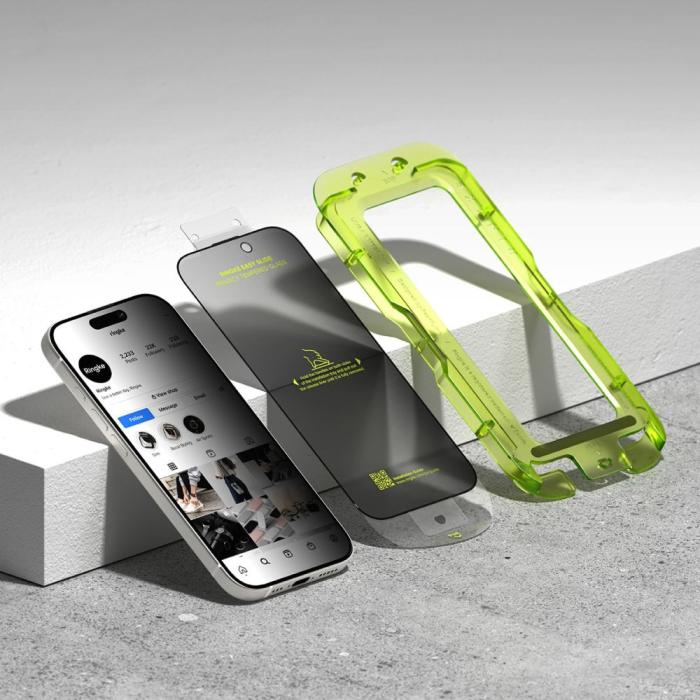 Bild 4, Ringke iPhone 17 2-PACK Easy Slide Skärmskydd Privacy