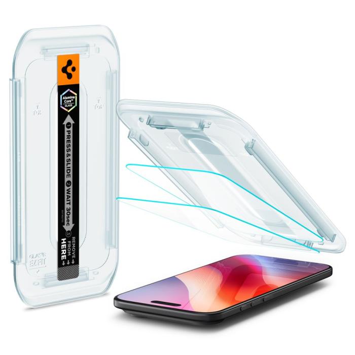 Bild 2, Spigen iPhone Air 2-PACK GLAS.tR 