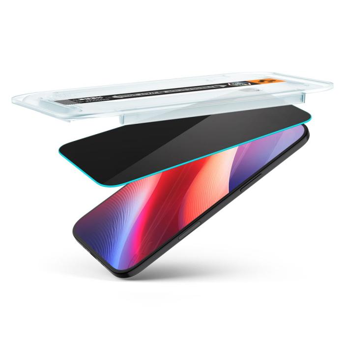 Bild 6, Spigen iPhone Air 2-PACK Skärmskydd GLAS.tR 