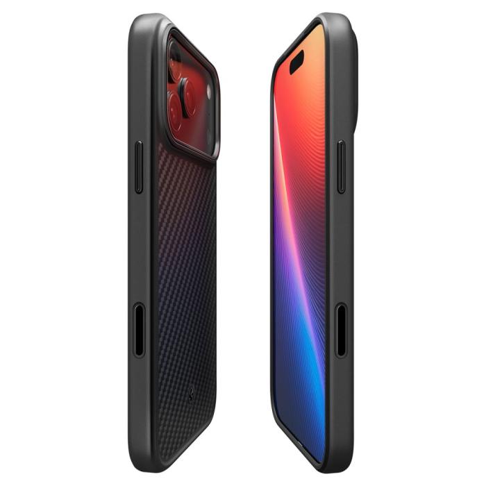 Bild 6, Spigen iPhone 17 Pro Max Skal MagSafe Enzo Aramid 'T' Svart