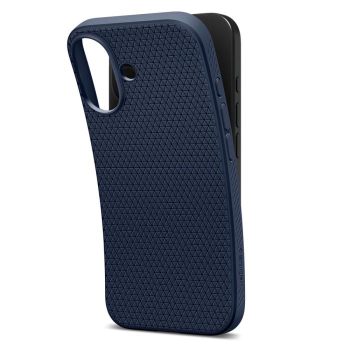 Bild 6, Spigen iPhone 17 Skal Liquid Air Navy Blue