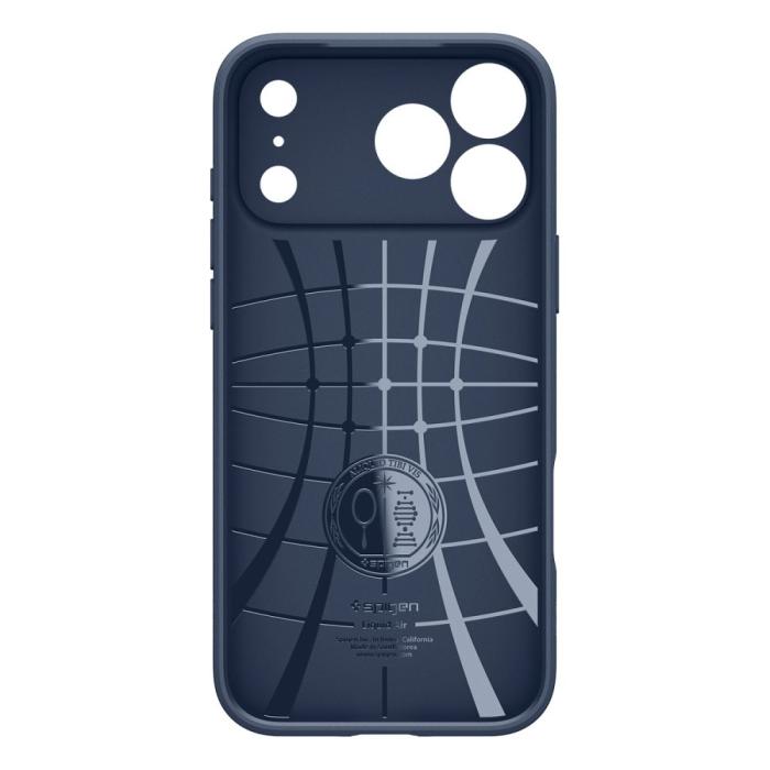 Bild 3, Spigen iPhone 17 Pro Max Skal Liquid Air Navy Blue