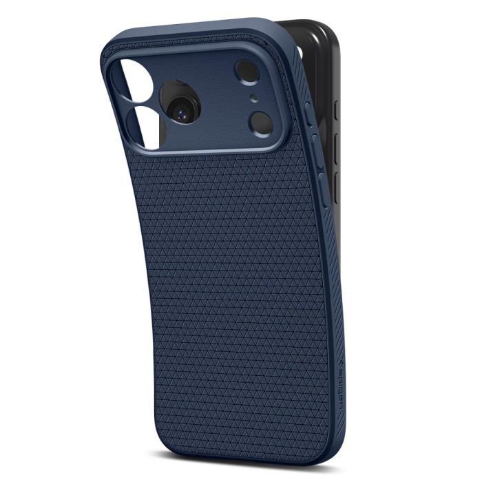 Bild 6, Spigen iPhone 17 Pro Max Skal Liquid Air Navy Blue