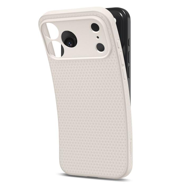 Bild 6, Spigen iPhone 17 Pro Skal Liquid Air Natural Titanium