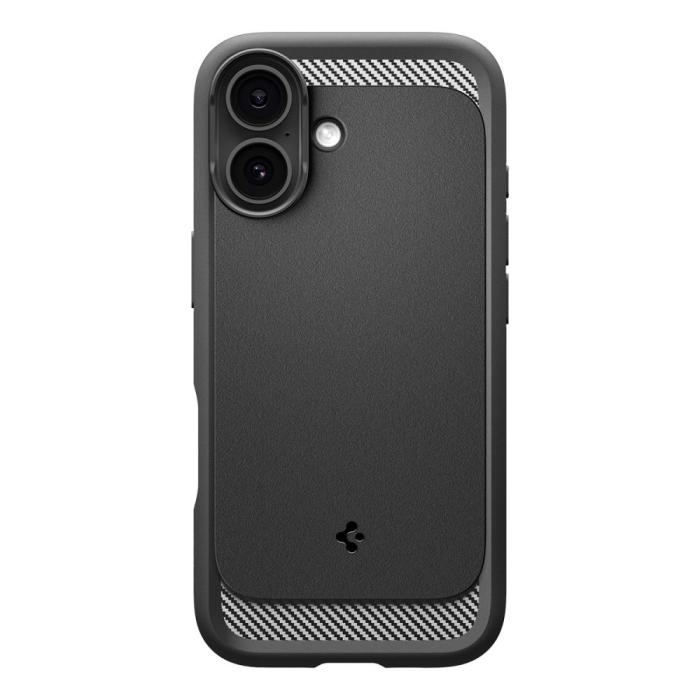 Bild 2, Spigen iPhone 17 Skal MagSafe Rugged Armor Matt Svart