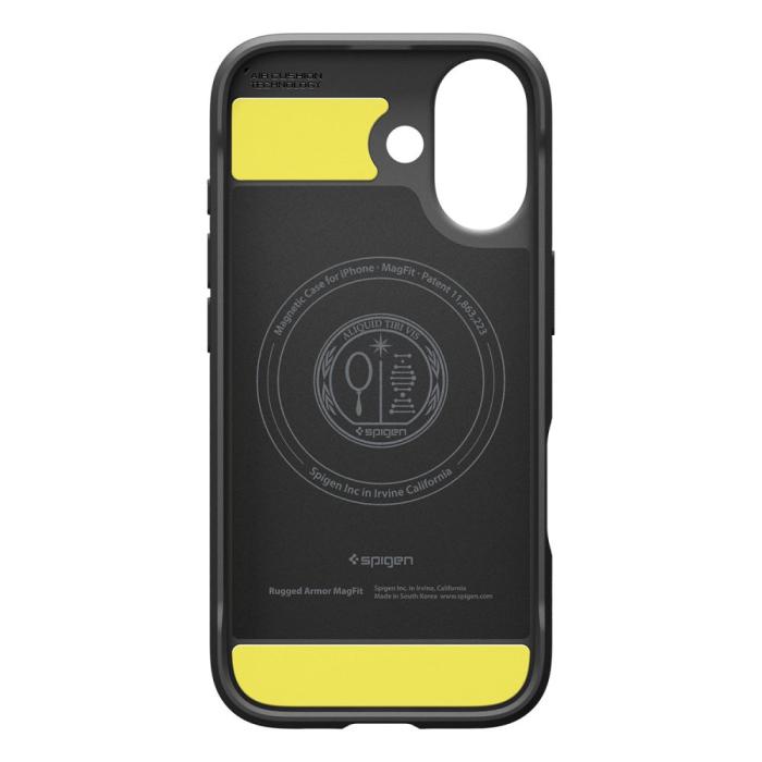 Bild 3, Spigen iPhone 17 Skal MagSafe Rugged Armor Matt Svart