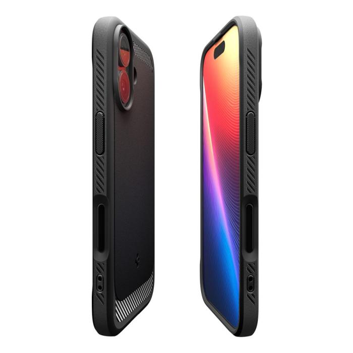 Bild 6, Spigen iPhone 17 Skal MagSafe Rugged Armor Matt Svart
