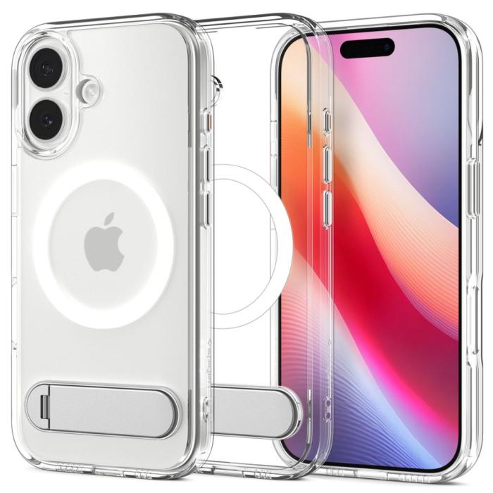 Bild 1, Spigen iPhone 17 Skal MagSafe Ultra Hybrid 'S' Transparent/Vit