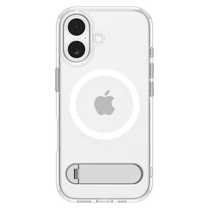 Bild 2, Spigen iPhone 17 Skal MagSafe Ultra Hybrid 'S' Transparent/Vit