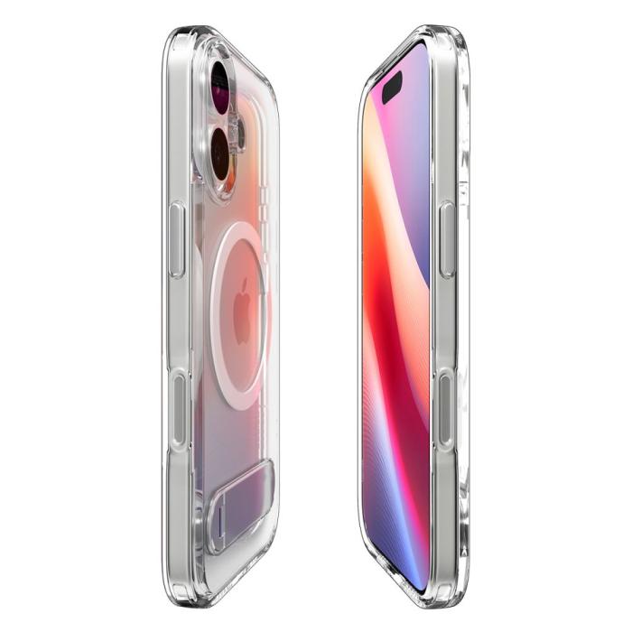 Bild 5, Spigen iPhone 17 Skal MagSafe Ultra Hybrid 'S' Transparent/Vit