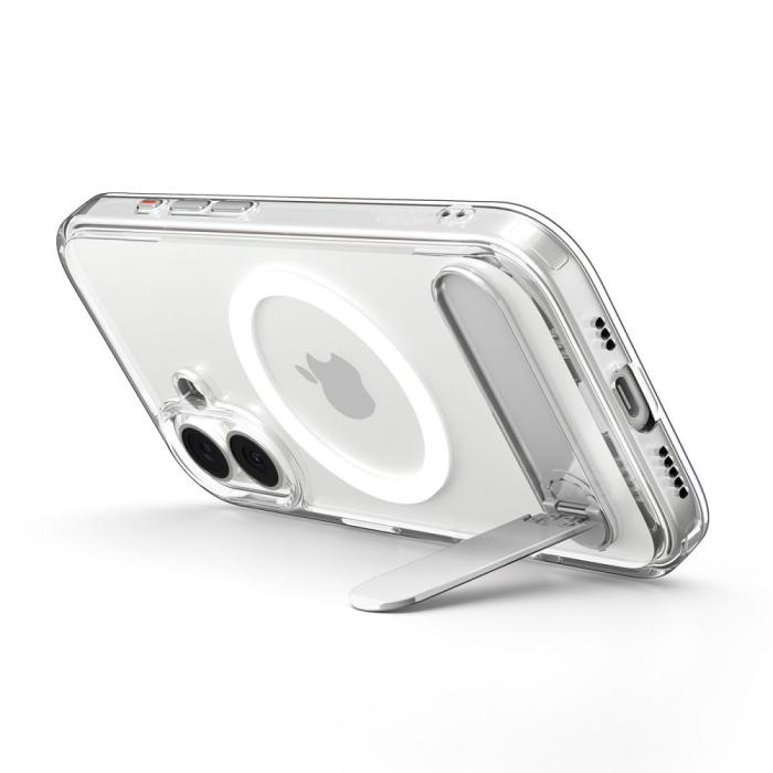Bild 6, Spigen iPhone 17 Skal MagSafe Ultra Hybrid 'S' Transparent/Vit