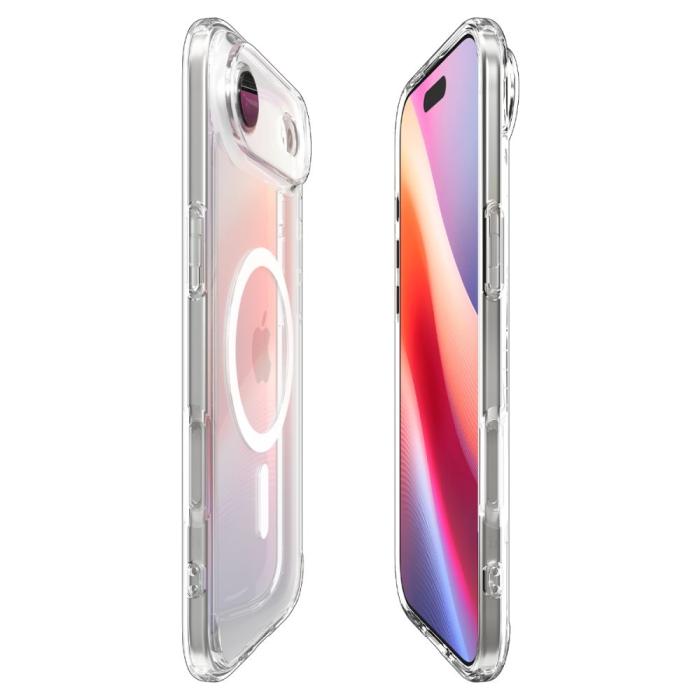 Bild 6, Spigen iPhone Air Skal MagSafe Ultra Hybrid Transparent/Vit