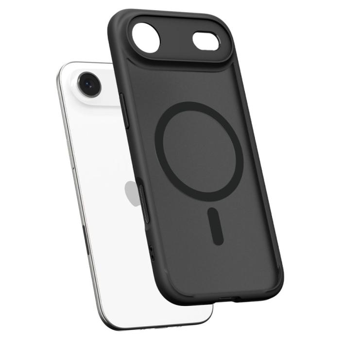 Bild 5, Spigen iPhone Air Skal MagSafe Ultra Hybrid Frostad Svart