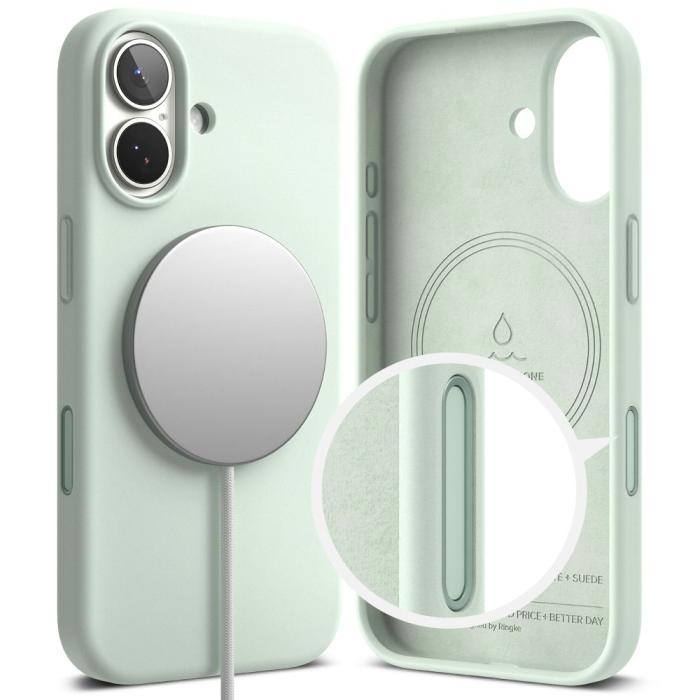 Bild 3, Ringke iPhone 17 Skal MagSafe Silikon Soft Mint