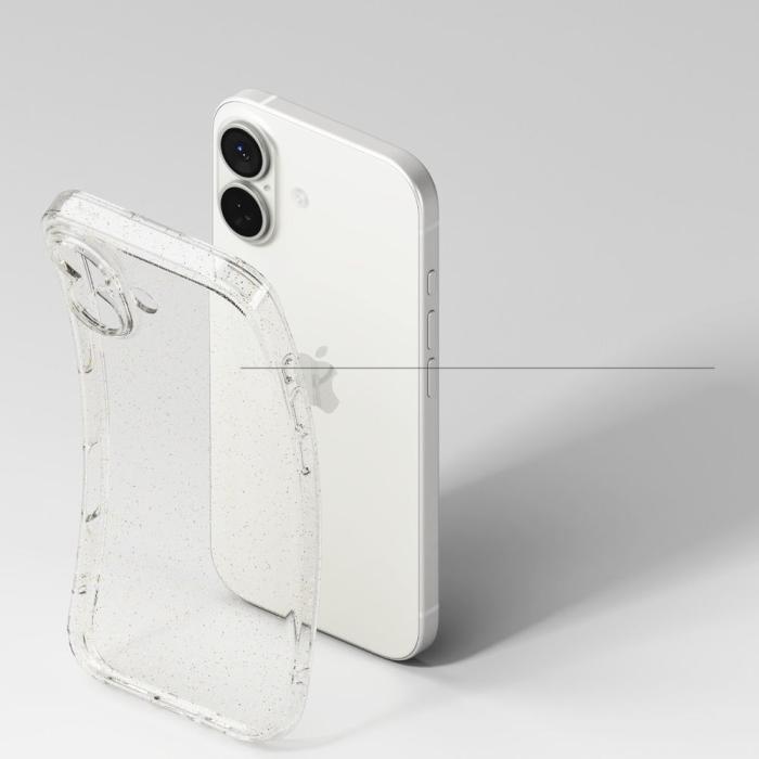 Bild 4, Ringke iPhone 17 Skal Air Glitter Transparent