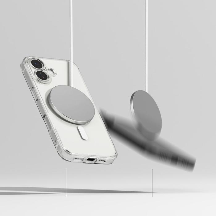Bild 6, Ringke iPhone 17 Skal MagSafe Fusion Transparent