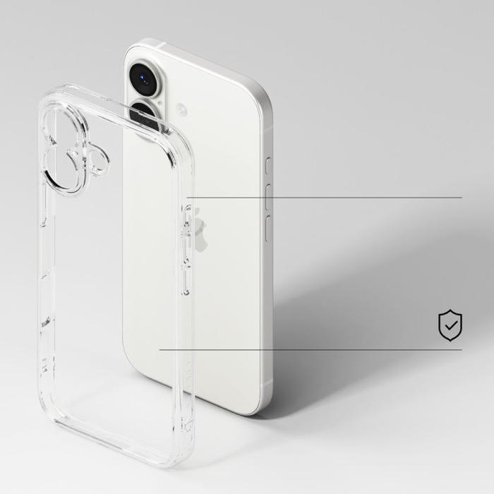 Bild 4, Ringke iPhone 17 Skal Fusion Transparent