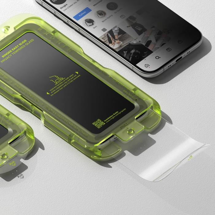 Bild 5, Ringke iPhone Air 2-PACK Easy Slide Skärmskydd Härdat Glas