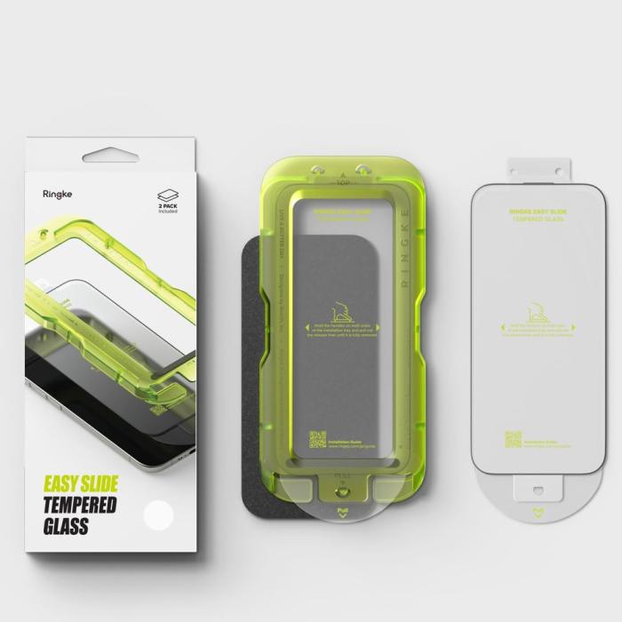 Bild 6, Ringke iPhone Air 2-PACK Easy Slide Skärmskydd Härdat Glas