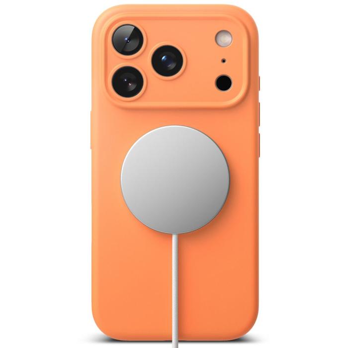 Bild 5, Ringke iPhone 17 Pro Skal MagSafe Silikon Tangerine