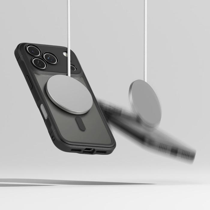 Bild 6, Ringke iPhone 17 Pro Skal MagSafe Fusion Bold Matt Svart