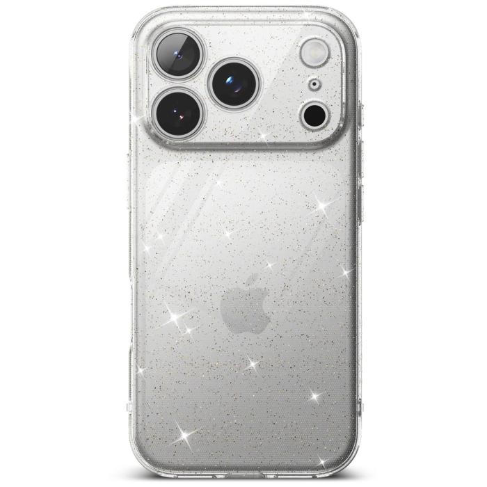 Bild 3, Ringke iPhone 17 Pro Skal Air Glitter Transparent