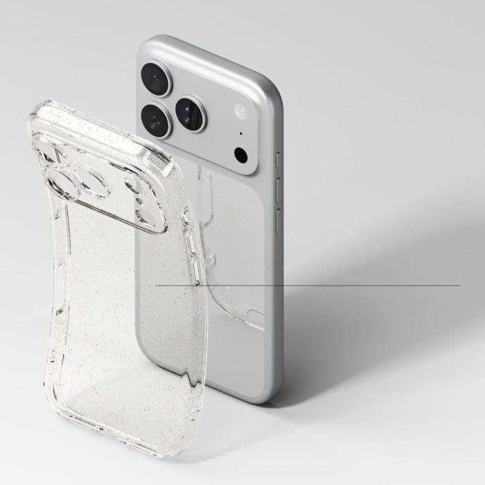 Bild 4, Ringke iPhone 17 Pro Skal Air Glitter Transparent