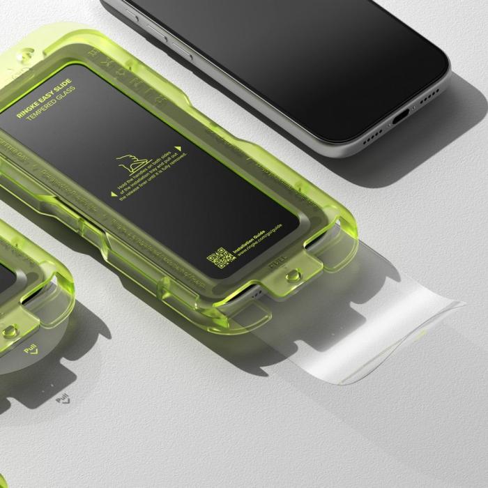 Bild 4, Ringke iPhone 17 Pro Max 2-PACK Easy Slide Skärmskydd Härdat Glas