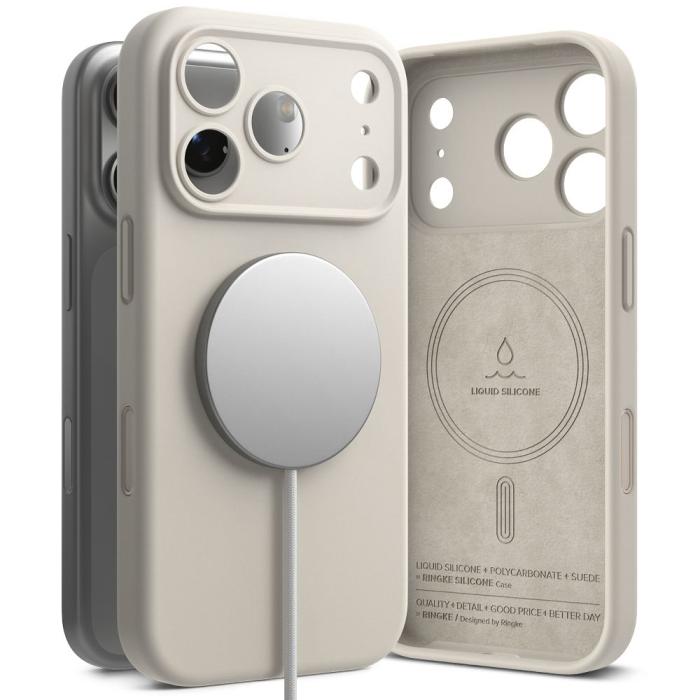 Bild 1, Ringke iPhone 17 Pro Max Skal MagSafe Silikon Stone