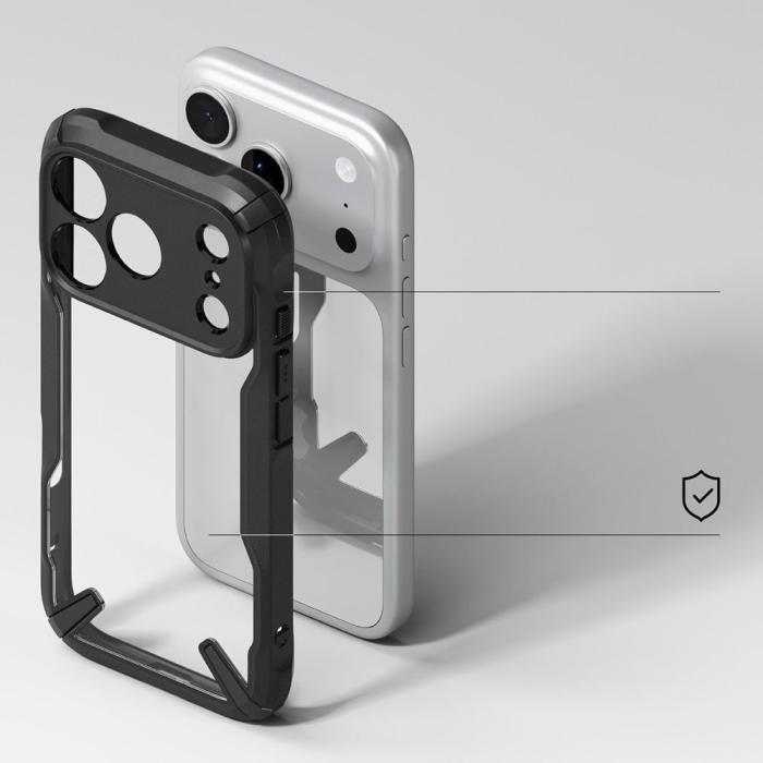 Bild 4, Ringke iPhone 17 Pro Max Skal Fusion X Svart