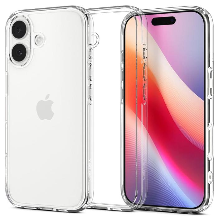 Bild 1, Spigen iPhone 17 Skal Ultra Hybrid Crystal Clear